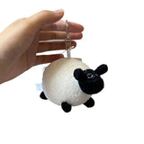 Anime Sheep Shawn plush keychain Cartoon Animal Figure