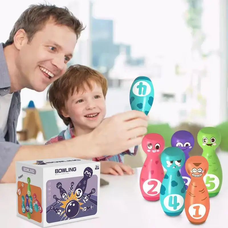 Kids Bowling Set Creative Tabletop Mini Bowling Set