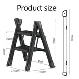 Thickened Metal Folding Ladder Multifunction Household Ladder Stool