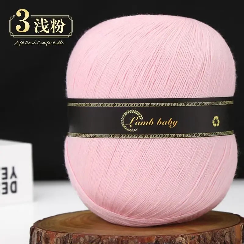 150g Solid Color Silk Cotton Yarn Soft Yarn