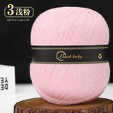 150g Solid Color Silk Cotton Yarn Soft Yarn