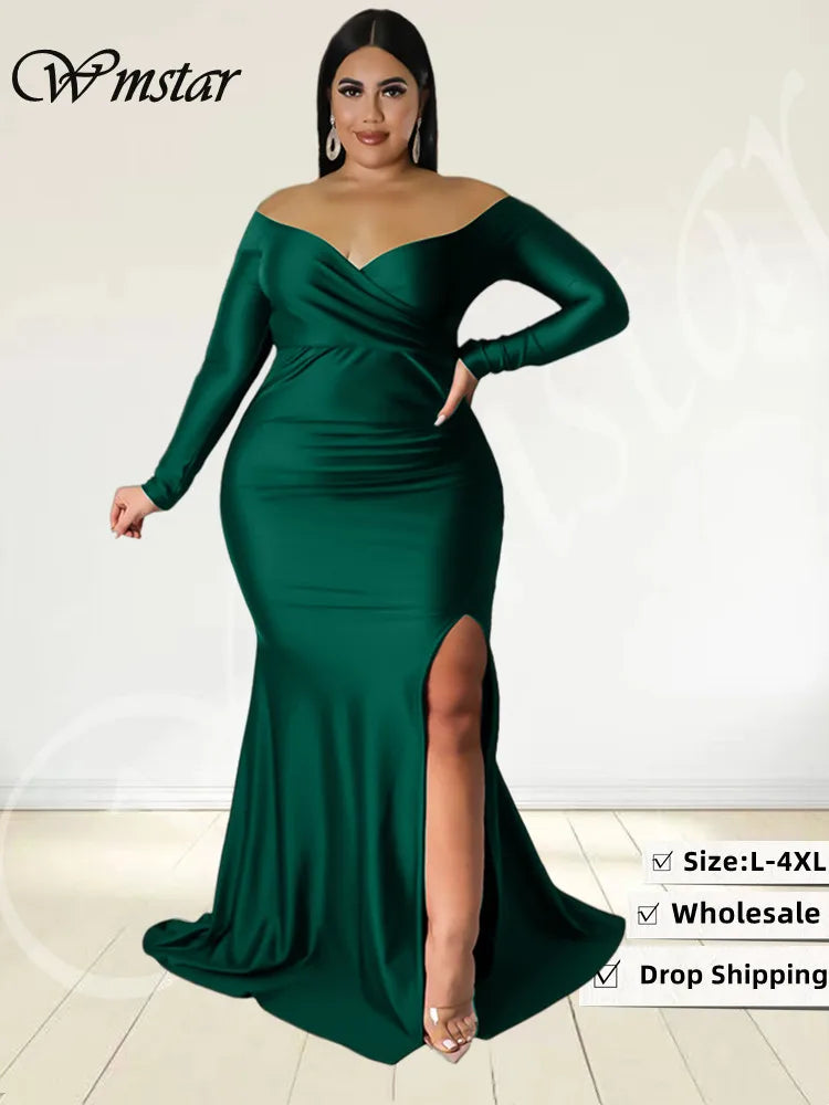 Wmstar Plus Size Party Dresses for Women Off