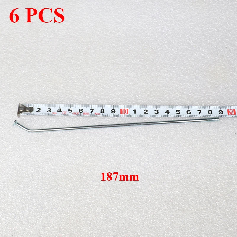 6PCS Spokes Wire Circle Nipples 18 19 21