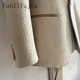 Fanlifujia Mens Wedding Suits 2023 Italian Design Custom