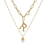 Real Natural Freshwater Baroque Pearl Pendant Necklace