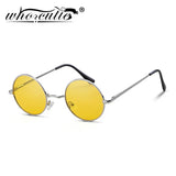 Round Sunglasses Men Polarized UV400 High Quality Brand