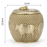 Pure Brass Pet Urn Cat Memorials Funerary Metal