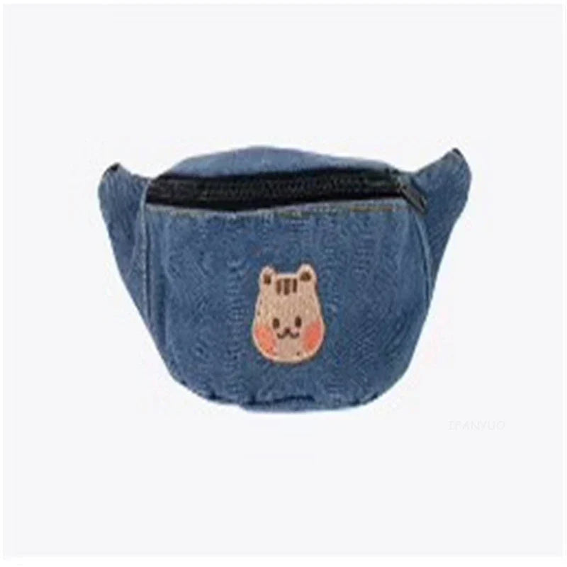 Korean Style Children Diagonal Small Waist Bags Cartoon