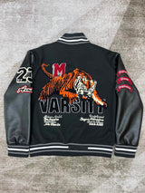 Mens Baseball Jacket New Cool Vibrant Patchwork Color