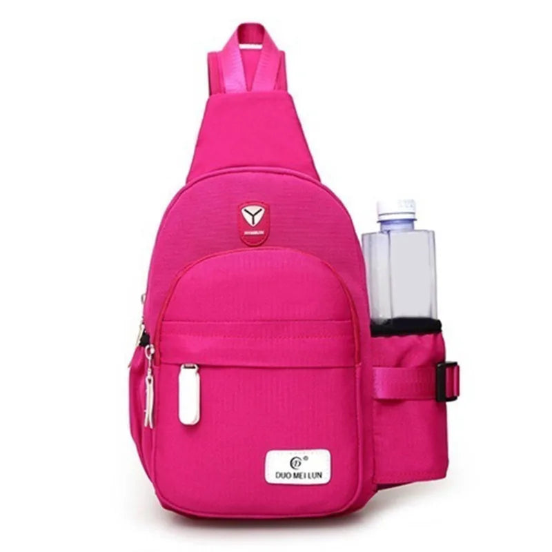 Men Women Polyester Shoulder Bags Outdoor Nylon Fanny