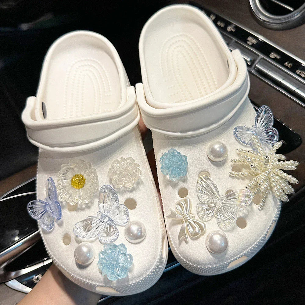 Shoe Charms for Croc Accessories Artificial Crystal Shoe