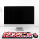 MOFII SWEETWireless Keyboard and Mouse Combo,2.4G Plug and