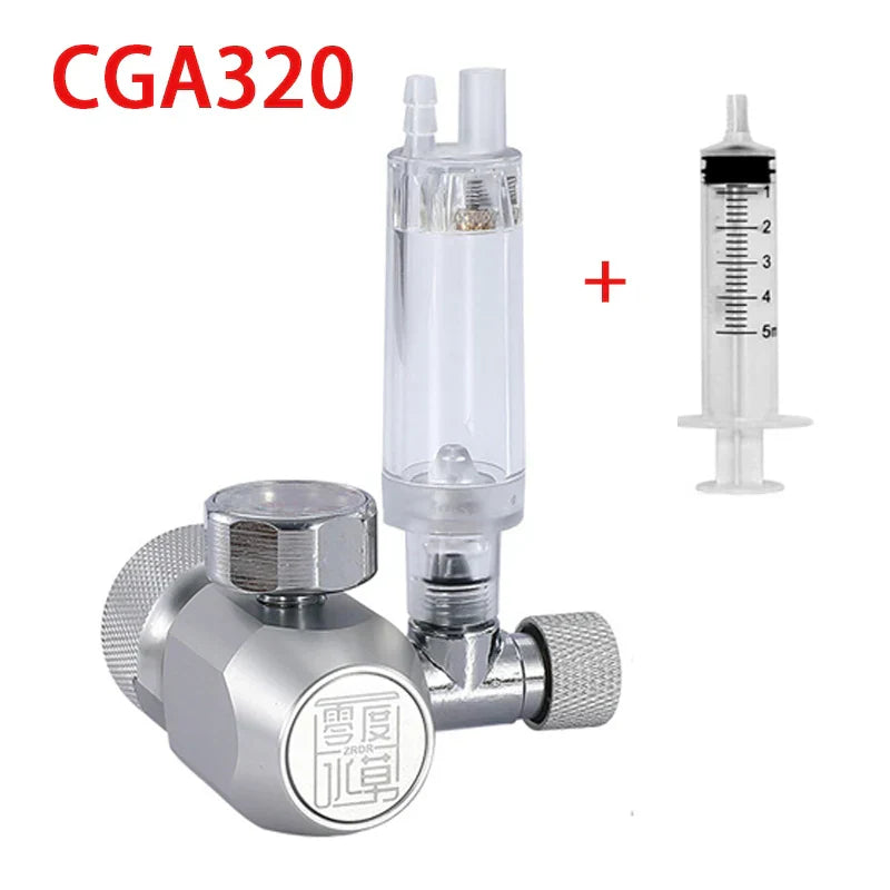 Aquarium CO2 regulator, aquarium aluminum alloy simple single