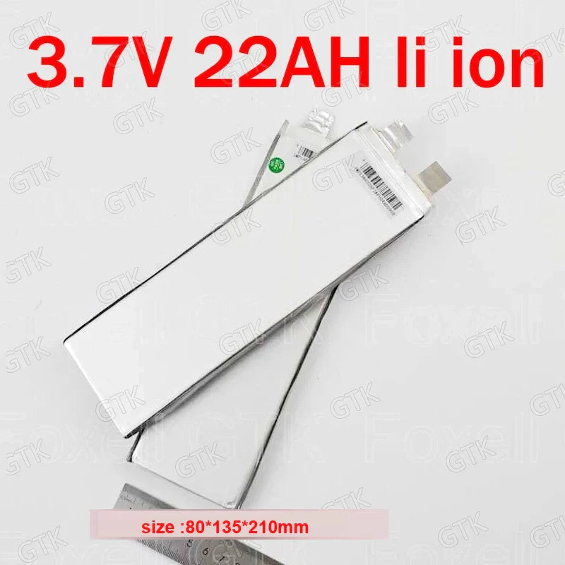 GTK high capacity 3.7v 22Ah lithium cells lipo
