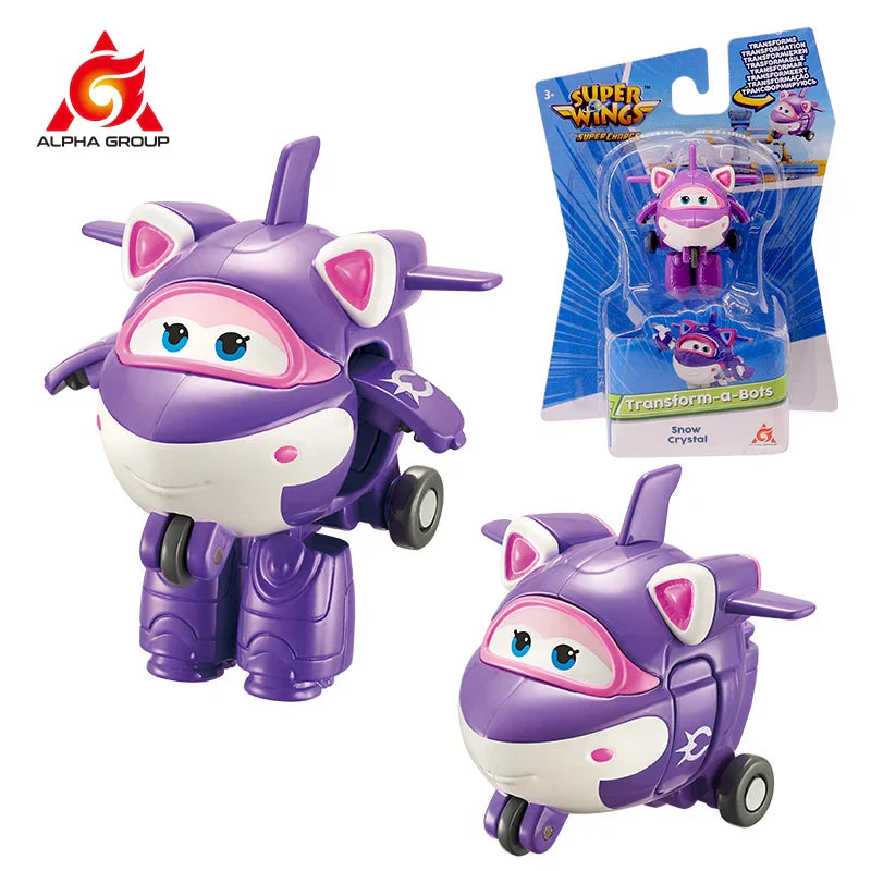 Super Wings S5 2" Mini Transforming Deformation Transform-a-Bots