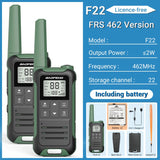 2PCS Baofeng F22 Walkie Talkie Portable Mini Communication