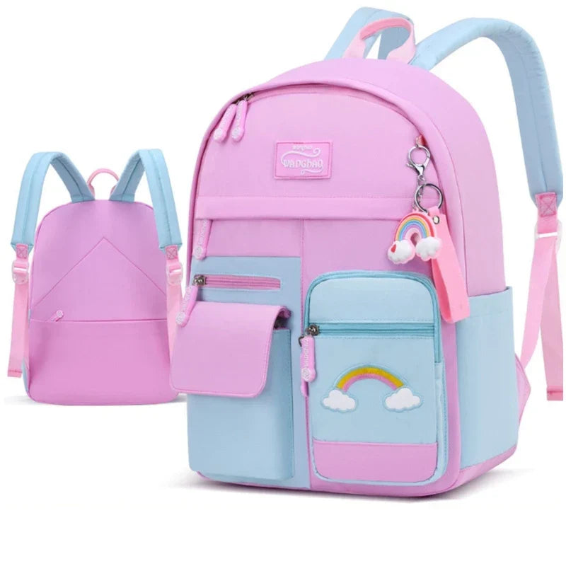 Student School Backpack for Preschool Girl Kids Cartoon