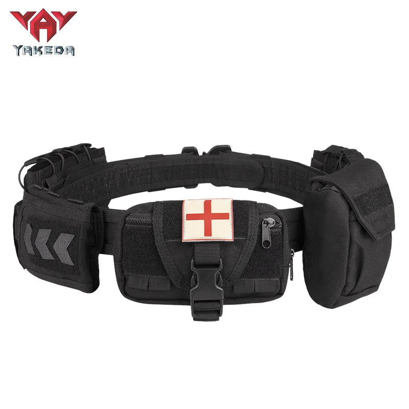 YAKEDA 6 in 1 Tactical Belt Waist Bag