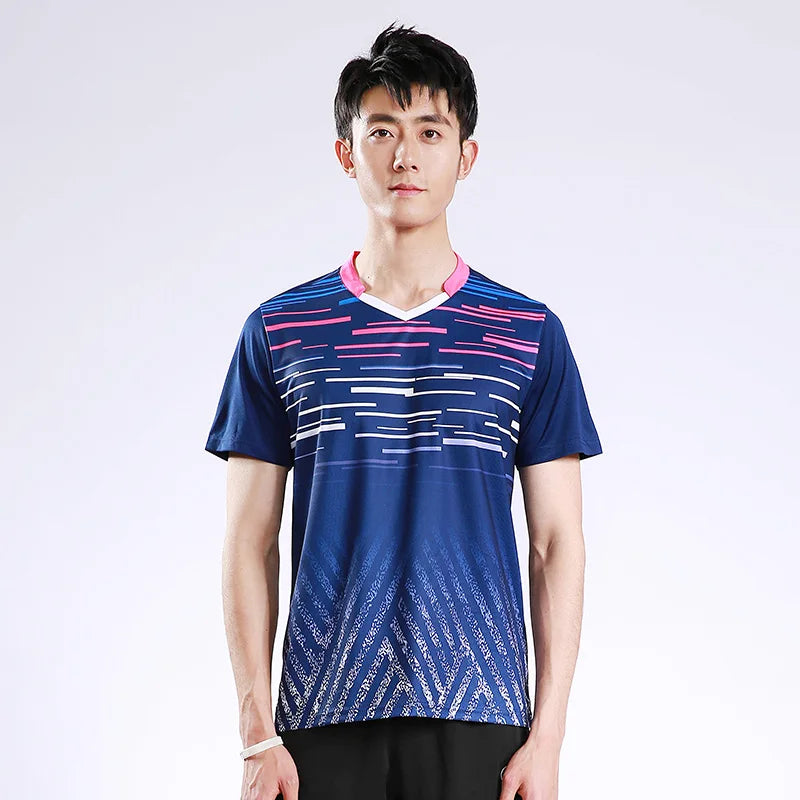 New Badminton Shirts Men Women Table Tennis Shirts