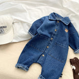 Baby Rompers Infant Boys Girls Clothes Denim Jumpsuits