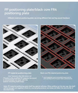 Wob Rainy75 Mechanical Keyboard CNC Aluminum Alloy RGB