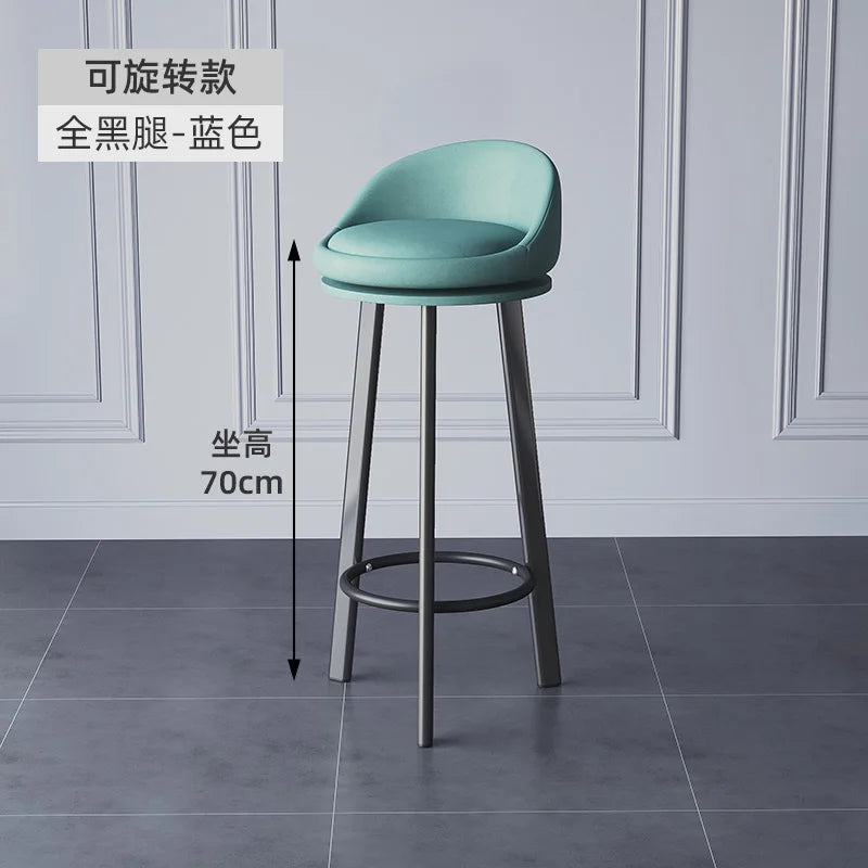 Home High Kitchen Stools Nordic Luxury Ergonomic Simple