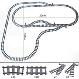 MOC Railway Track Train Tracks Straight Curved Soft