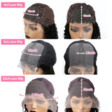 Glueless Transparent 13x4 Lace Front Human Hair Wigs