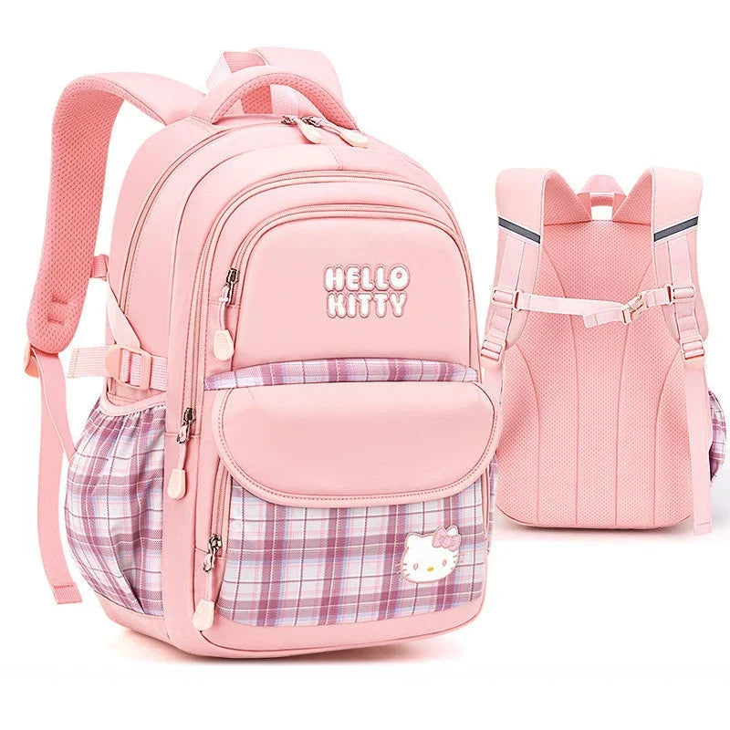 Sanrioed Hello kitty Schoolbag Cartoon Strawberry Kitty Cat