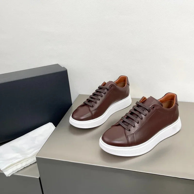 2022 Luxury Men's Sports Shoes – Calf Leather Details