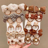 10Pcs Baby Hair Bands for Girls Cute Cartoon