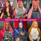 Bone Straight 13x4HD Lace Frontal Human Hair Wig