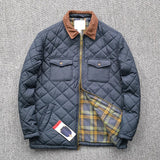 2023 Winter Casual Lightweight Mens Jacket Classic Check