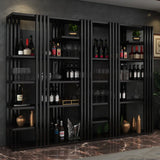 European Iron Bar Wine Cabinets Retro Display Cabinet