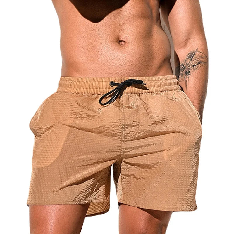 Desmiit Boardshorts Quick Dry Swimwear Men Swim Shorts