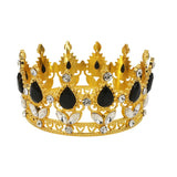 Baroque Vintage Princess Queen Bridal Crown Headwear Crystal