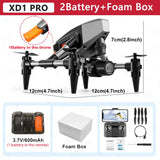 XD1 PRO Mini Drone 60g Weight Dual Camera