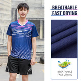 New Badminton Shirts Men Women Table Tennis Shirts