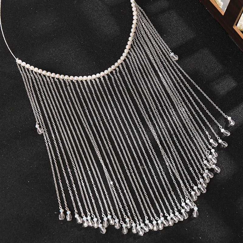 Antique Chinese Style Face Curtain Hanfu Hair Accessories