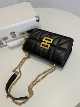 DiamondShaped Embossed Fashion Chain For Female Commuters With
