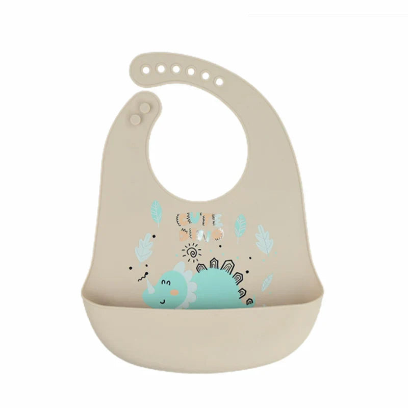 Waterproof Baby Bibs Baby Stuff Cute Cartoon Dinosaur