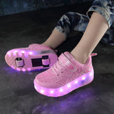 Kid Sneakers Spider Cartoon Mesh Usb Charge Luminous