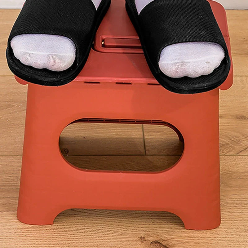 Portable Plastic Folding Stool for Kids Outdoor Hiking