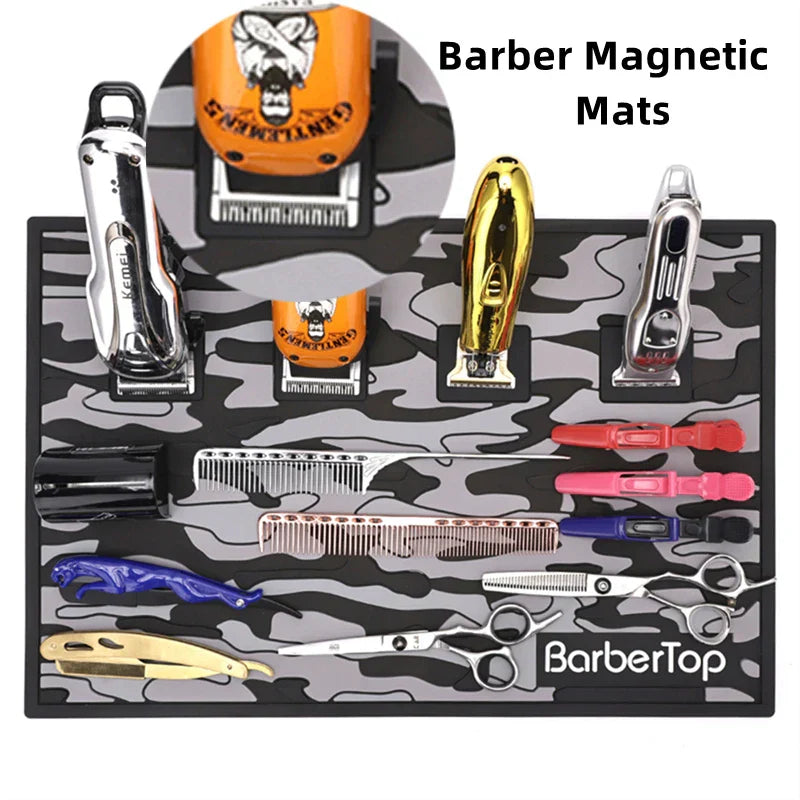 Barber Tools Magnetic Mats Anti-slip Flexible Rubber Scissors