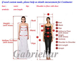 Gabriellar Fancy Mermaid Wedding Gowns for Women Spaghetti