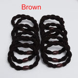 10Pcs Korean Strong Women Hair Scrunchies Girls Elastic