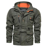 Men Outdoor Jacket Spring Autumn New Hooded Casual