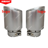 1 Pcs Matte Stainless Steel Car Muffler Tip