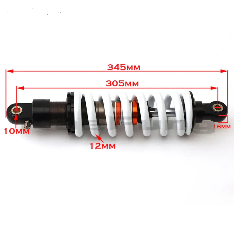 260305mm rear shock absorber damping adjustable suitable