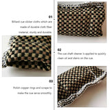 Billiard Cue Cleaning Cloth Billiard Pool Cue Polisher